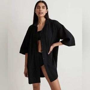 MADEWELL lightspun coverup shirt/dress